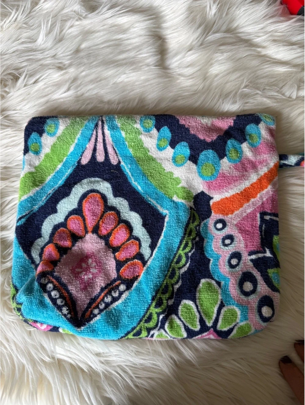 Buckhead Bettie’s  Colorful Patterned Zip Pouch Bag
